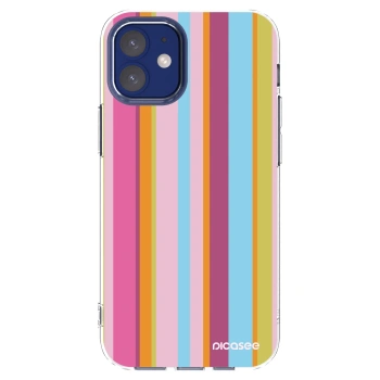 Picasee silikonska prozirna maskica za Apple iPhone 12 mini - Golden hour