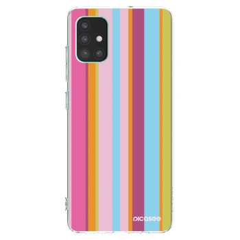 Picasee silikonska prozirna maskica za Samsung Galaxy M51 M515F - Golden hour