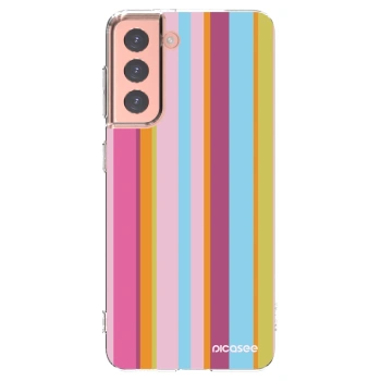 Picasee silikonska prozirna maskica za Samsung Galaxy S21 5G G991B - Golden hour