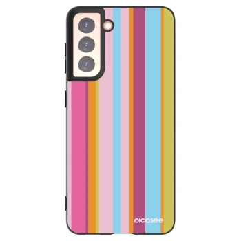 Picasee crna silikonska maskica za Samsung Galaxy S21 5G G991B - Golden hour