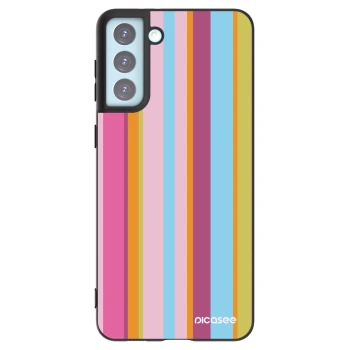 Picasee crna silikonska maskica za Samsung Galaxy S21+ 5G G996F - Golden hour