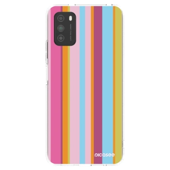 Picasee silikonska prozirna maskica za Xiaomi Poco M3 - Golden hour