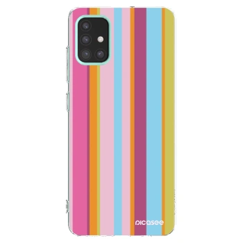 Picasee silikonska prozirna maskica za Samsung Galaxy M31s - Golden hour