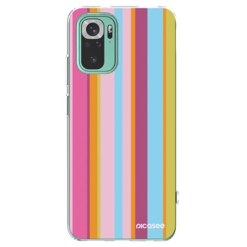 Picasee silikonska prozirna maskica za Xiaomi Redmi Note 10 Pro - Golden hour