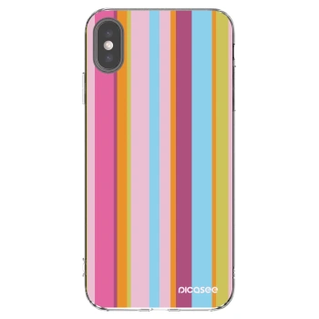 Picasee silikonska prozirna maskica za Apple iPhone XS Max - Golden hour
