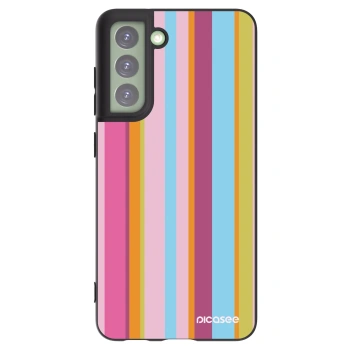 Picasee crna silikonska maskica za Samsung Galaxy S21 FE 5G - Golden hour