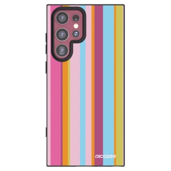 Picasee crna silikonska maskica za Samsung Galaxy S22 Ultra 5G - Golden hour