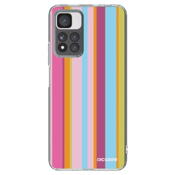 Picasee silikonska prozirna maskica za Xiaomi Redmi Note 11 Pro+ 5G - Golden hour