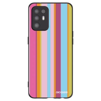 Picasee crna silikonska maskica za OPPO A94 5G - Golden hour