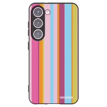 Picasee crna silikonska maskica za Samsung Galaxy S23 5G - Golden hour