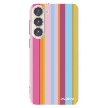 Picasee silikonska prozirna maskica za Samsung Galaxy S23+ 5G - Golden hour