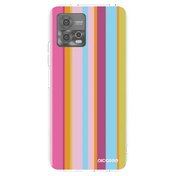 Picasee silikonska prozirna maskica za Motorola Moto G72 - Golden hour