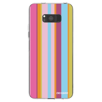 Picasee silikonska prozirna maskica za Samsung Galaxy S8 G950F - Golden hour