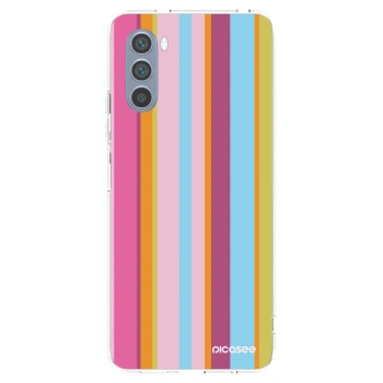 Picasee silikonska prozirna maskica za Motorola Moto G62 - Golden hour