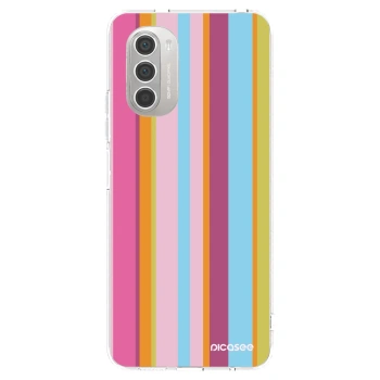 Picasee silikonska prozirna maskica za Motorola Moto G51 - Golden hour