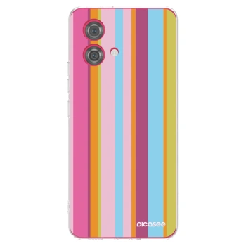 Picasee silikonska prozirna maskica za Motorola Moto G84 5G - Golden hour