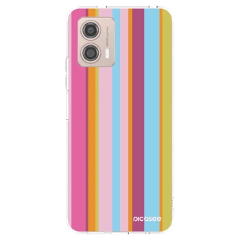 Picasee silikonska prozirna maskica za Motorola Moto G53 5G - Golden hour