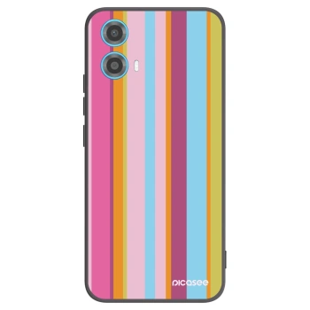 Picasee crna silikonska maskica za Motorola Moto G34 5G - Golden hour