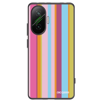 Picasee crna silikonska maskica za Xiaomi Poco F7 5G - Golden hour