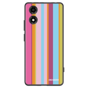 Picasee crna silikonska maskica za Motorola Moto E14 - Golden hour
