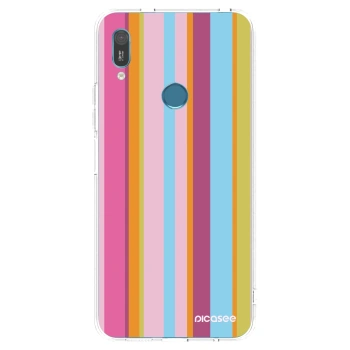 Picasee silikonska prozirna maskica za Huawei Y6 2019 - Golden hour