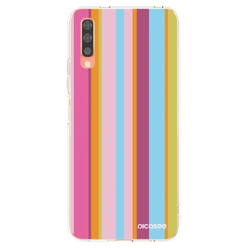 Picasee silikonska prozirna maskica za Samsung Galaxy A70 A705F - Golden hour