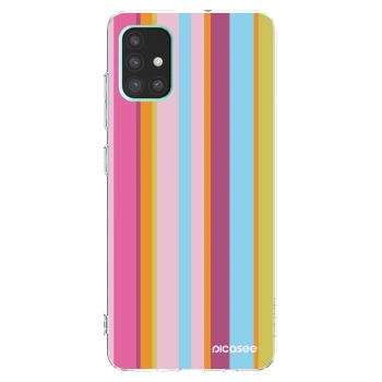 Picasee silikonska prozirna maskica za Samsung Galaxy A51 A515F - Golden hour