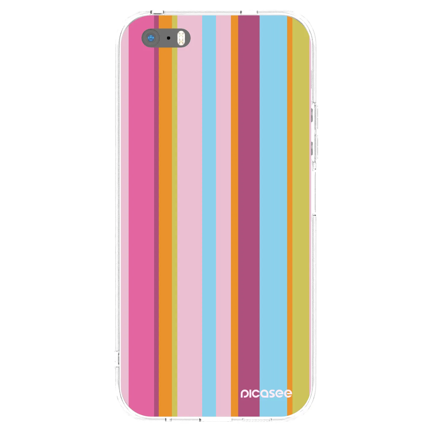Picasee silikonska prozirna maskica za Apple iPhone 5/5S/SE - Golden hour