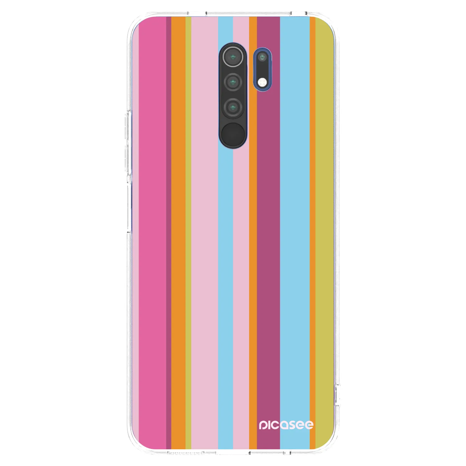 Picasee silikonska prozirna maskica za Xiaomi Redmi 9 - Golden hour
