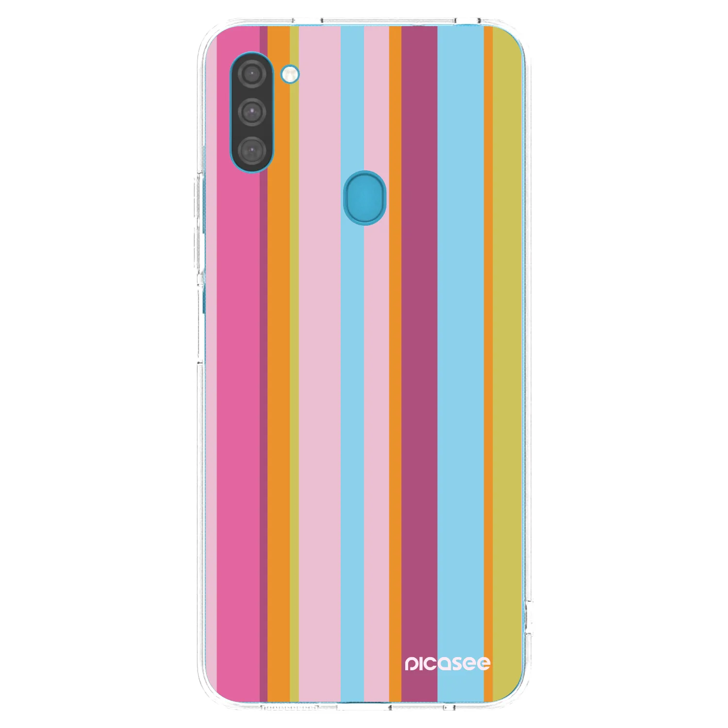 Picasee silikonska prozirna maskica za Samsung Galaxy M11 - Golden hour