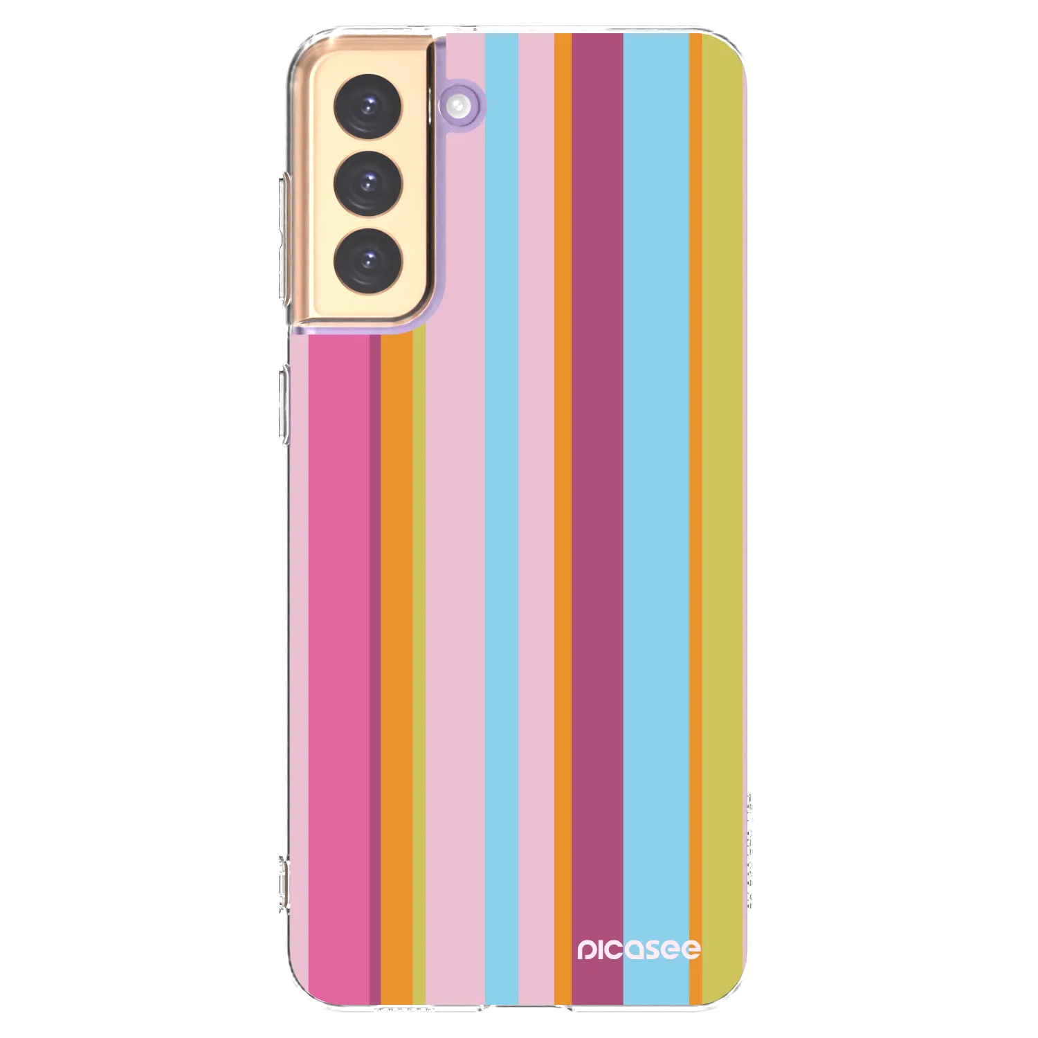 Picasee silikonska prozirna maskica za Samsung Galaxy S21+ 5G G996F - Golden hour