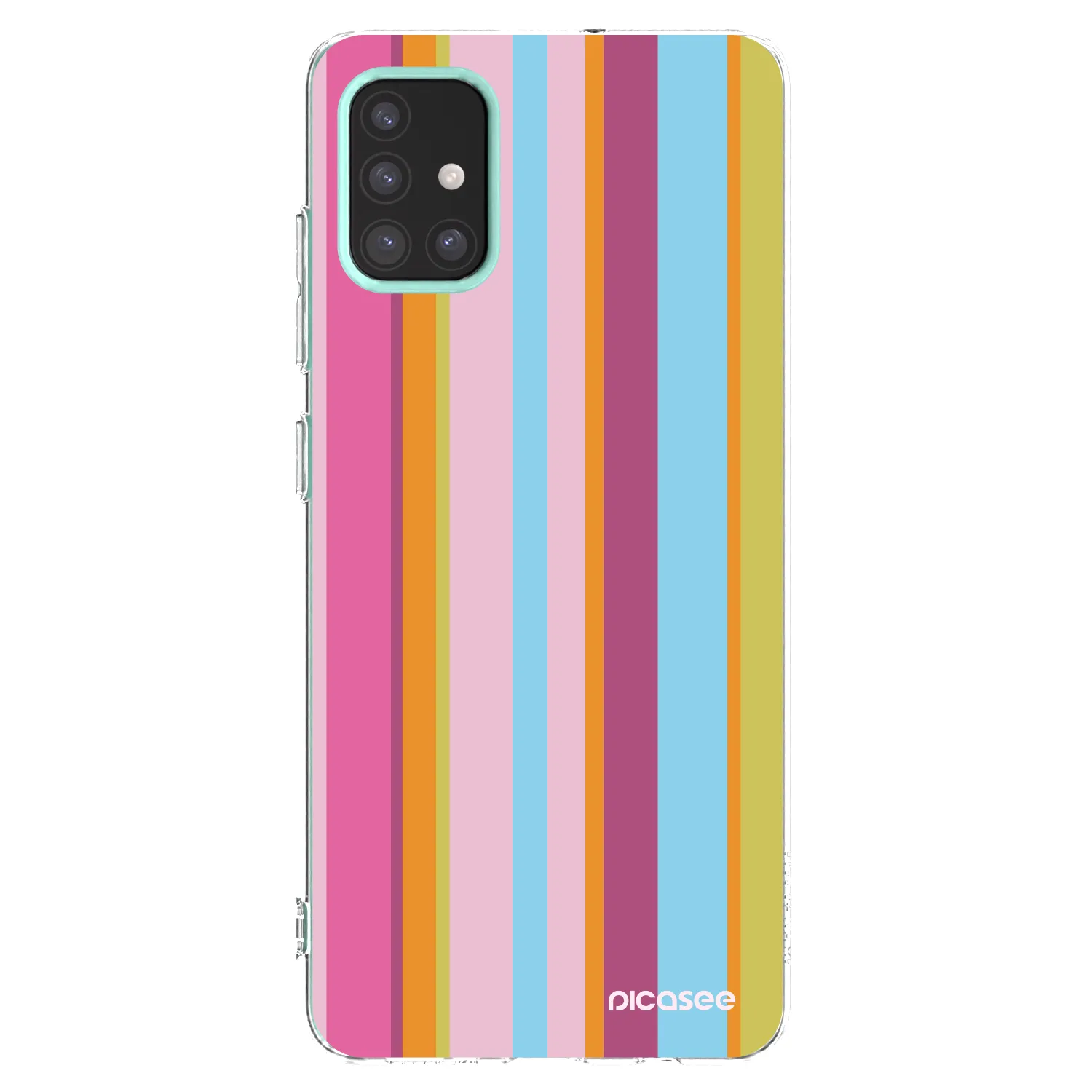 Picasee silikonska prozirna maskica za Samsung Galaxy M31s - Golden hour