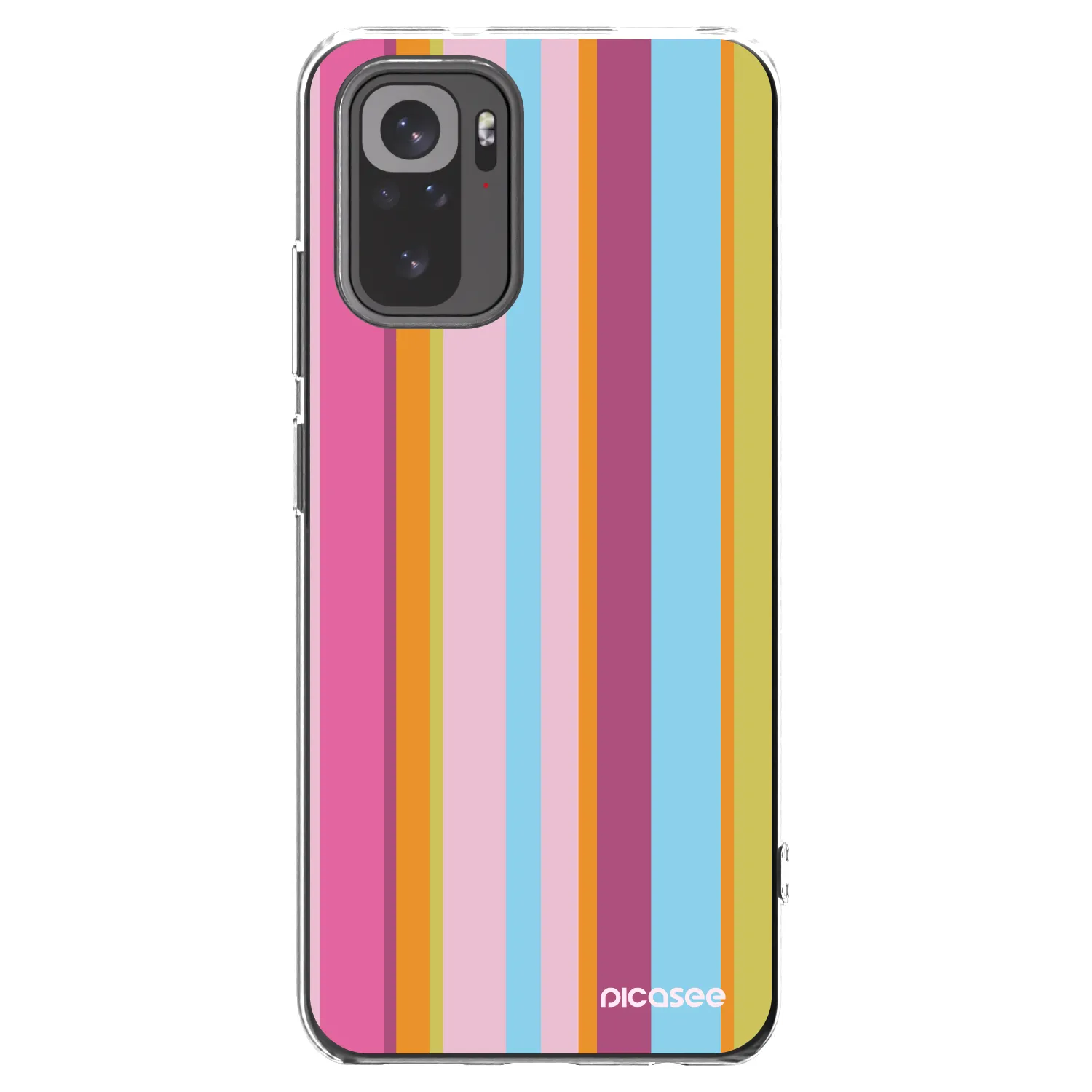 Picasee silikonska prozirna maskica za Xiaomi Redmi Note 10 - Golden hour