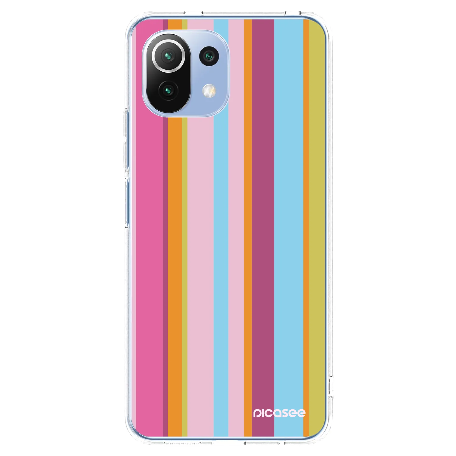 Picasee silikonska prozirna maskica za Xiaomi Mi 11 Lite - Golden hour