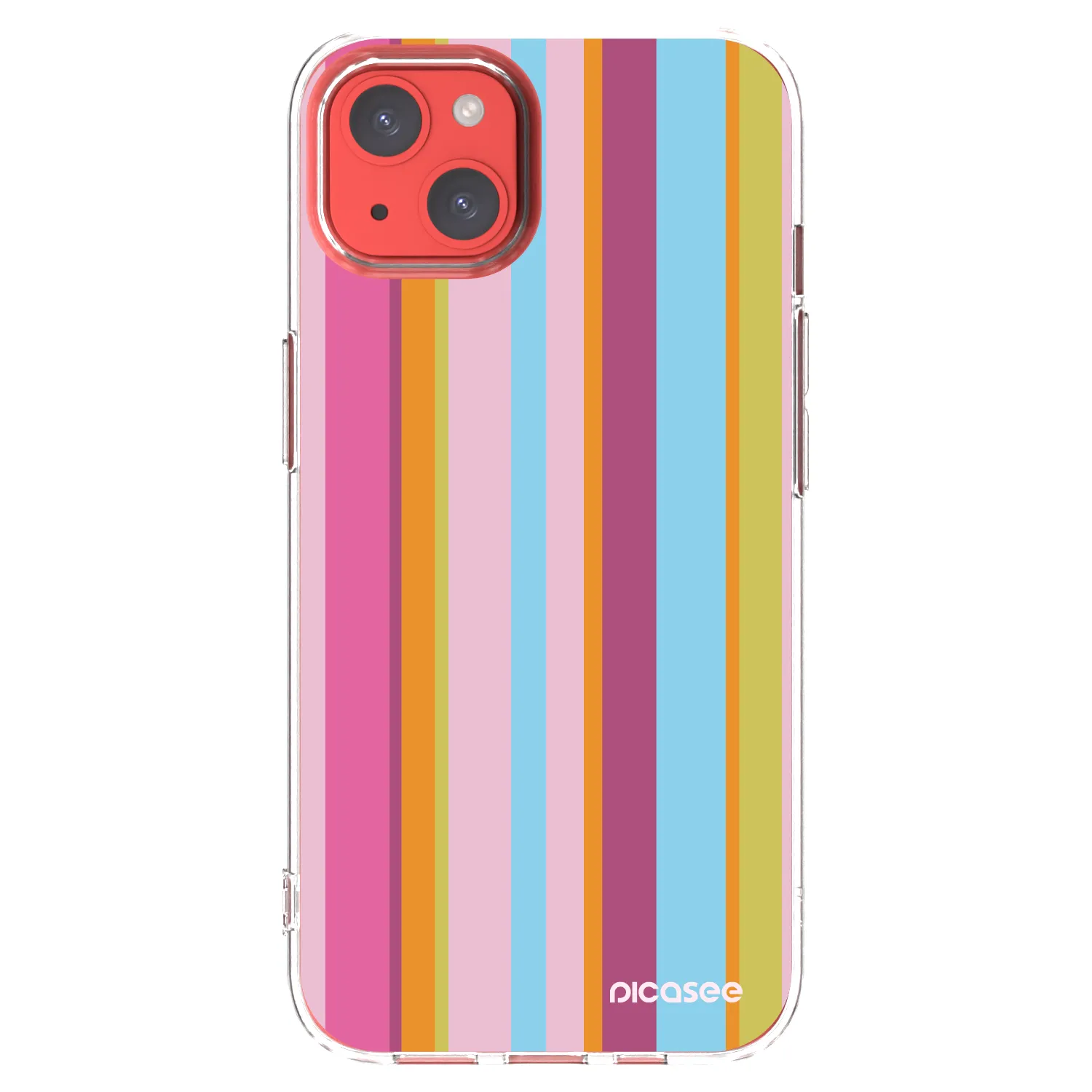 Picasee silikonska prozirna maskica za Apple iPhone 13 - Golden hour