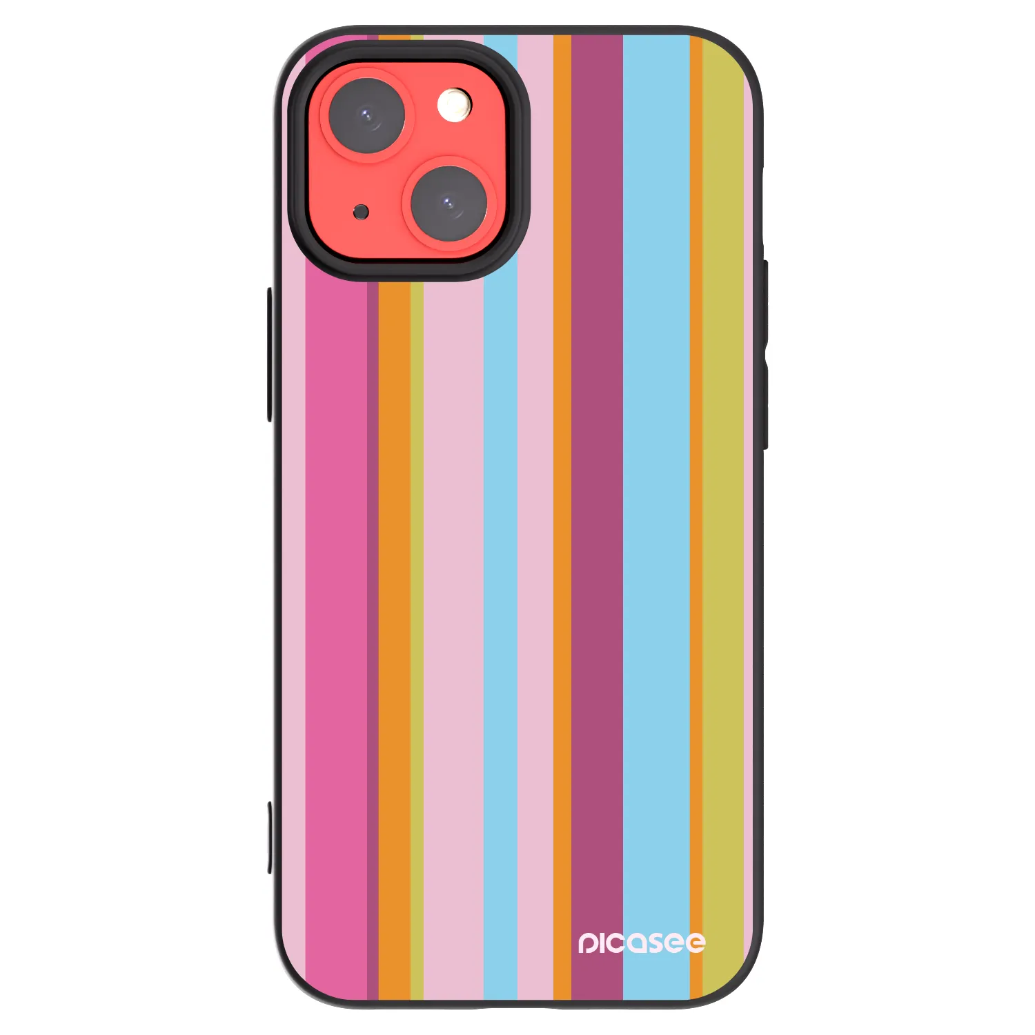 Picasee crna silikonska maskica za Apple iPhone 13 mini - Golden hour
