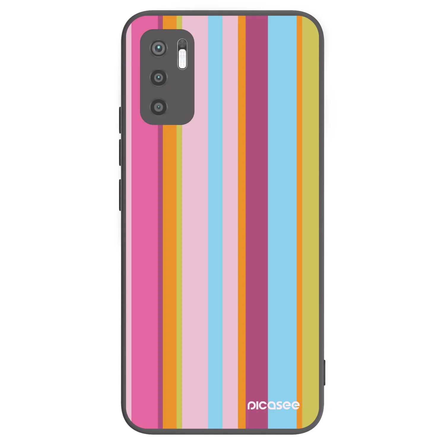 Picasee crna silikonska maskica za Xiaomi Redmi Note 10 5G - Golden hour