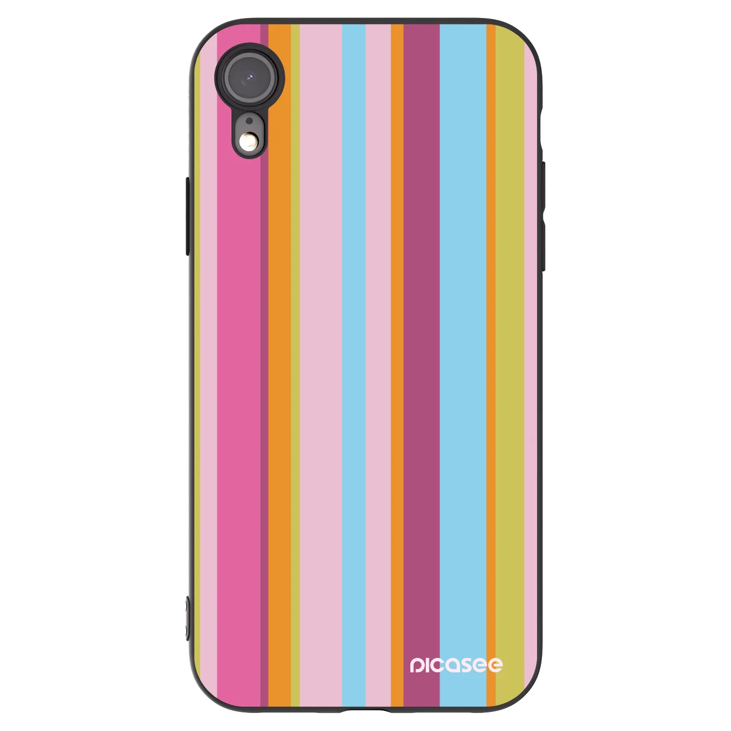 Picasee crna silikonska maskica za Apple iPhone 6 Plus/6S Plus - Golden hour