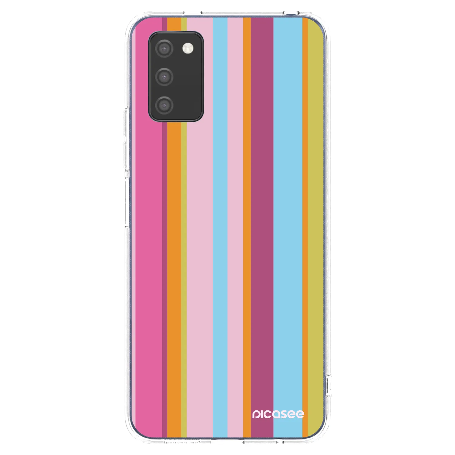 Picasee silikonska prozirna maskica za Samsung Galaxy A02s A025G - Golden hour