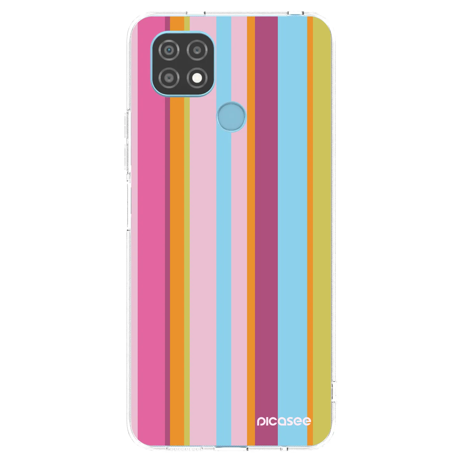 Picasee silikonska prozirna maskica za Realme C21 - Golden hour
