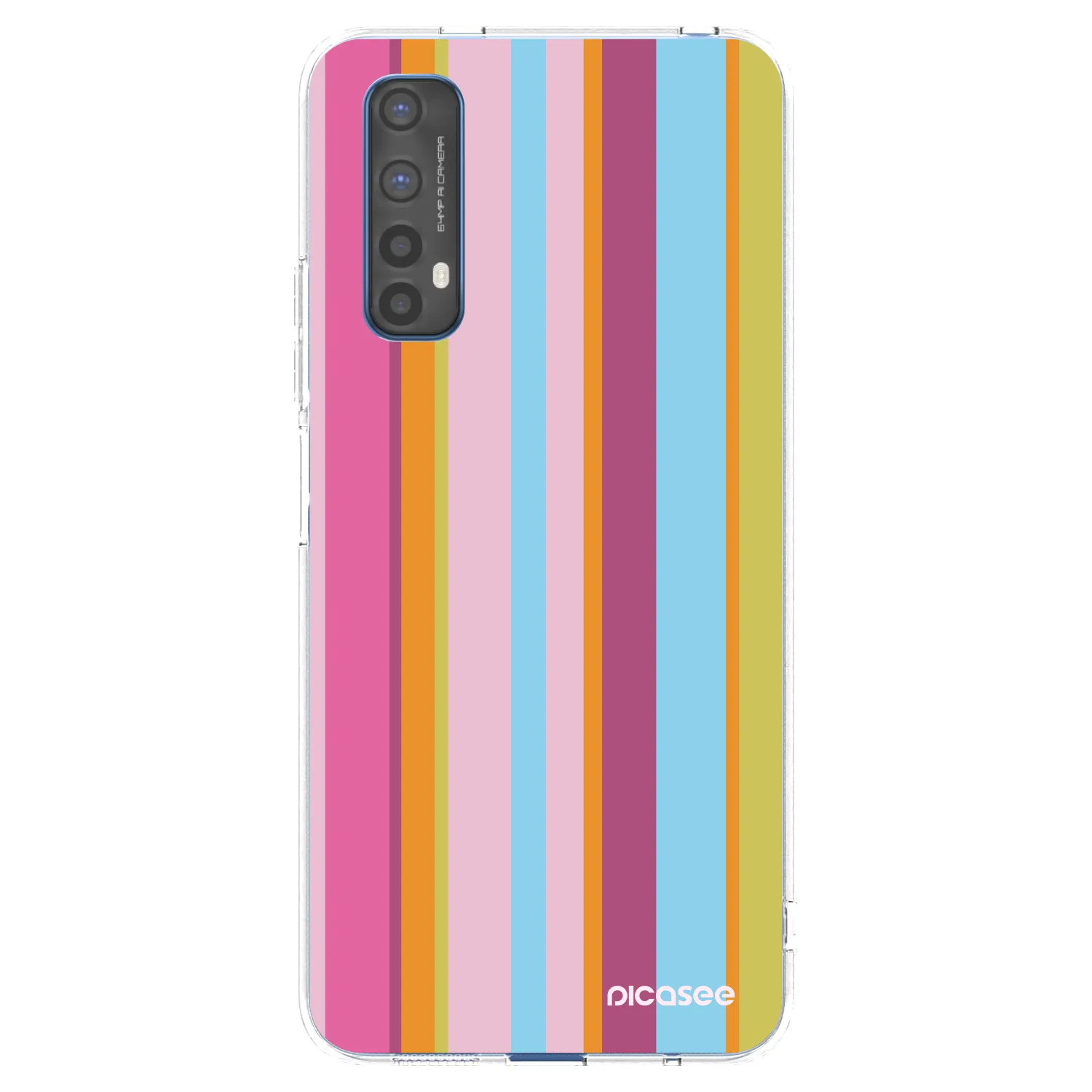 Picasee silikonska prozirna maskica za Realme 7 - Golden hour