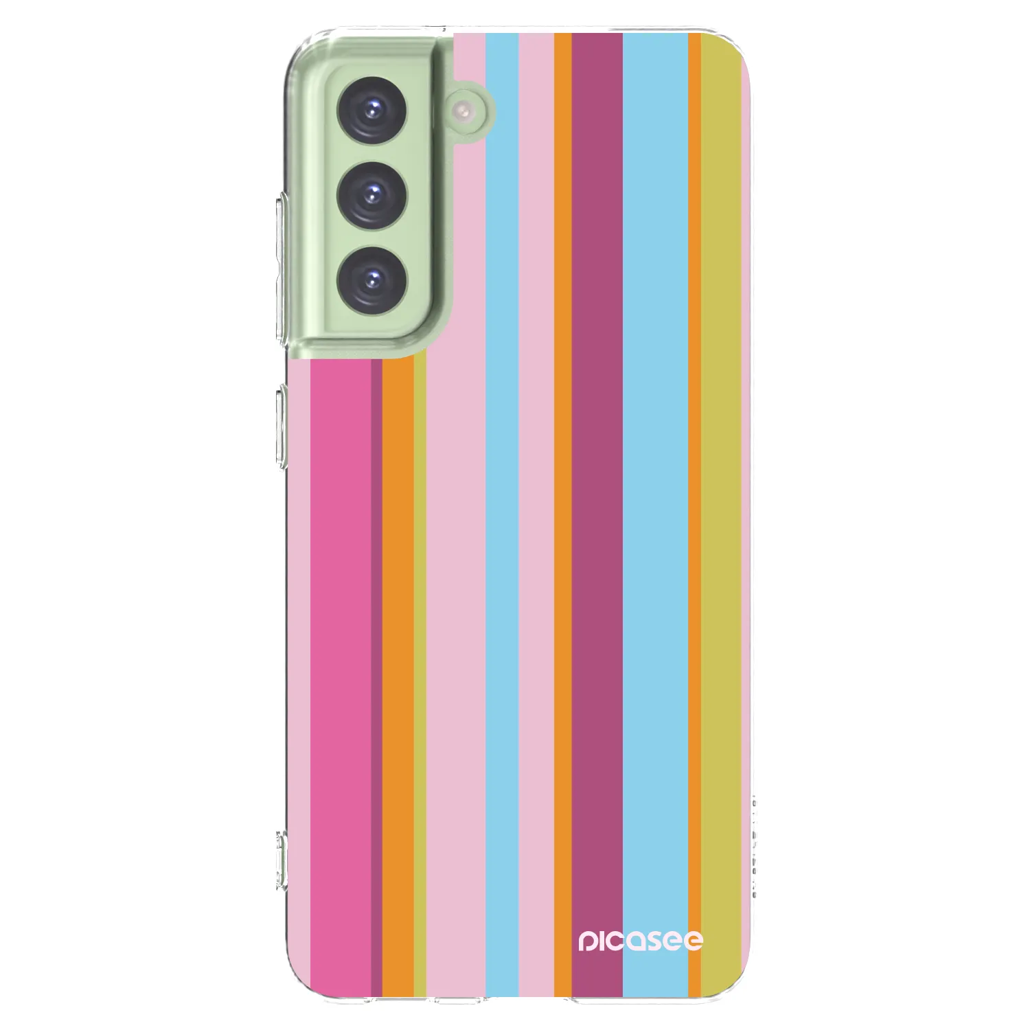 Picasee silikonska prozirna maskica za Samsung Galaxy S21 FE 5G - Golden hour