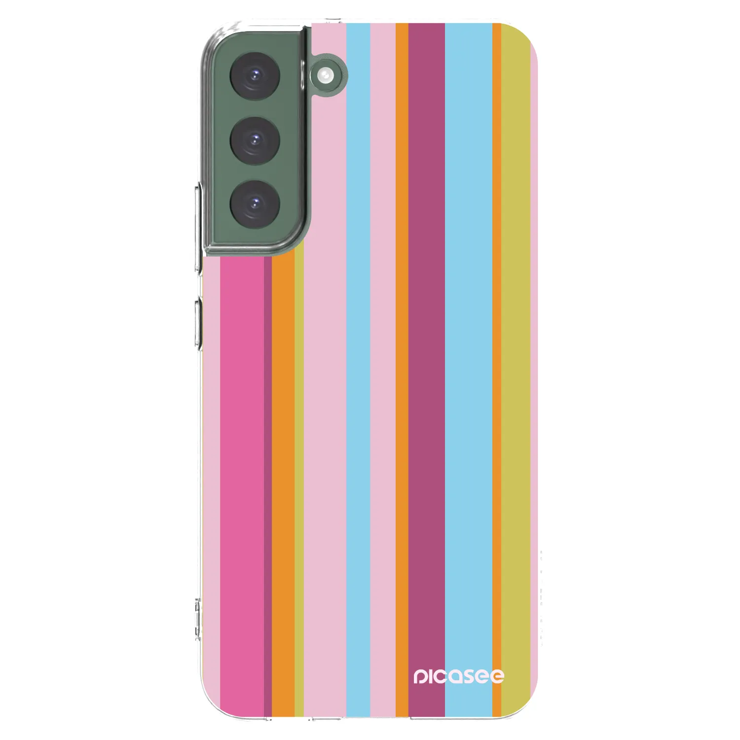 Picasee silikonska prozirna maskica za Samsung Galaxy S22+ 5G - Golden hour
