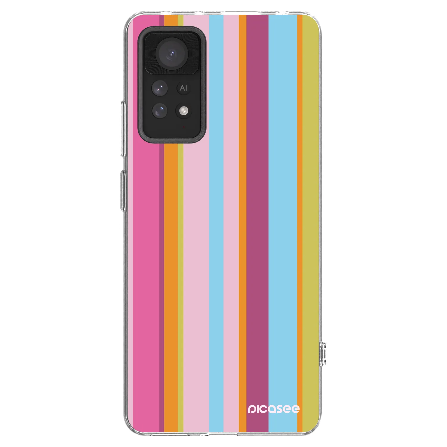 Picasee silikonska prozirna maskica za Xiaomi Redmi Note 11 Pro - Golden hour
