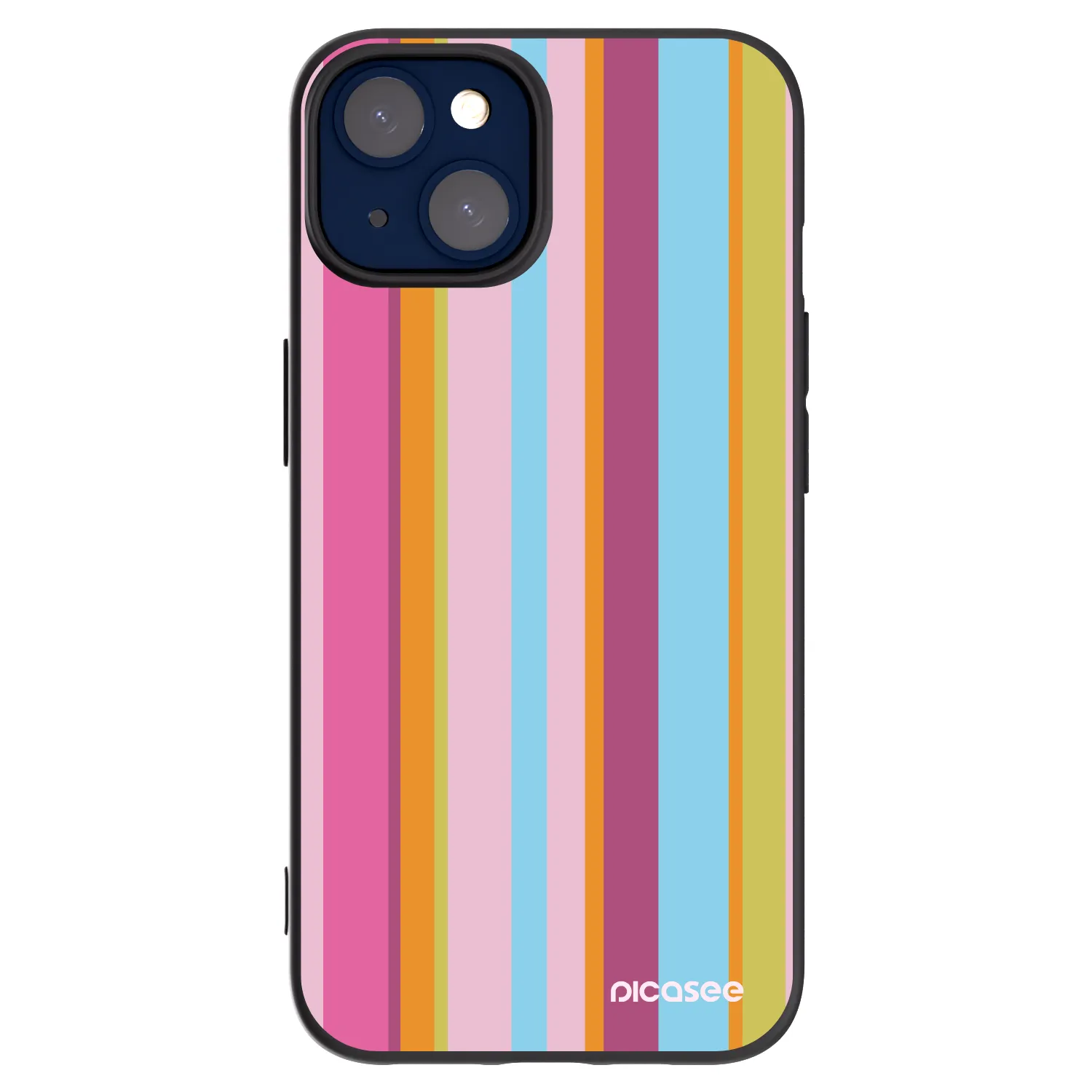 Picasee crna silikonska maskica za Apple iPhone 14 - Golden hour