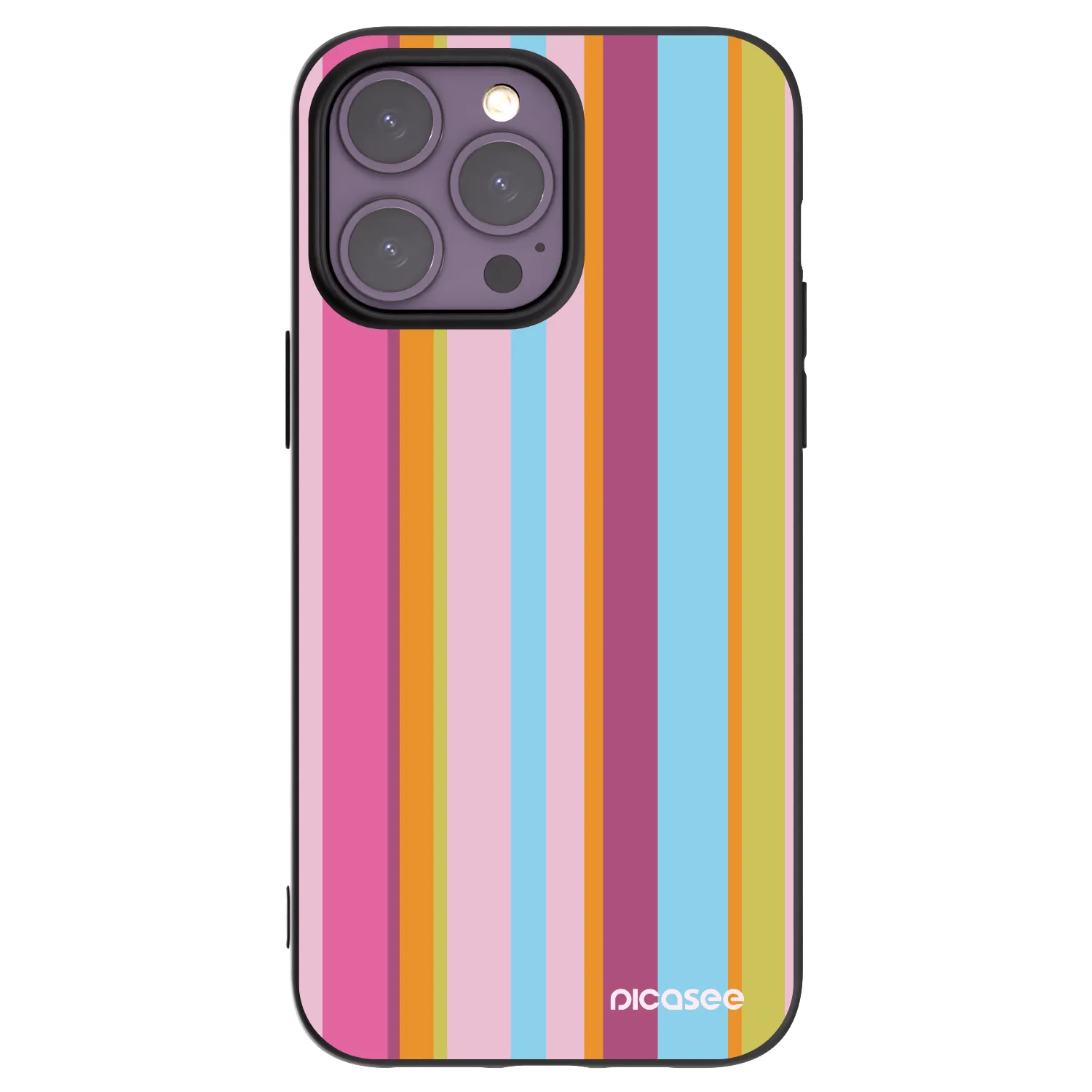 Picasee crna silikonska maskica za Apple iPhone 14 Pro Max - Golden hour