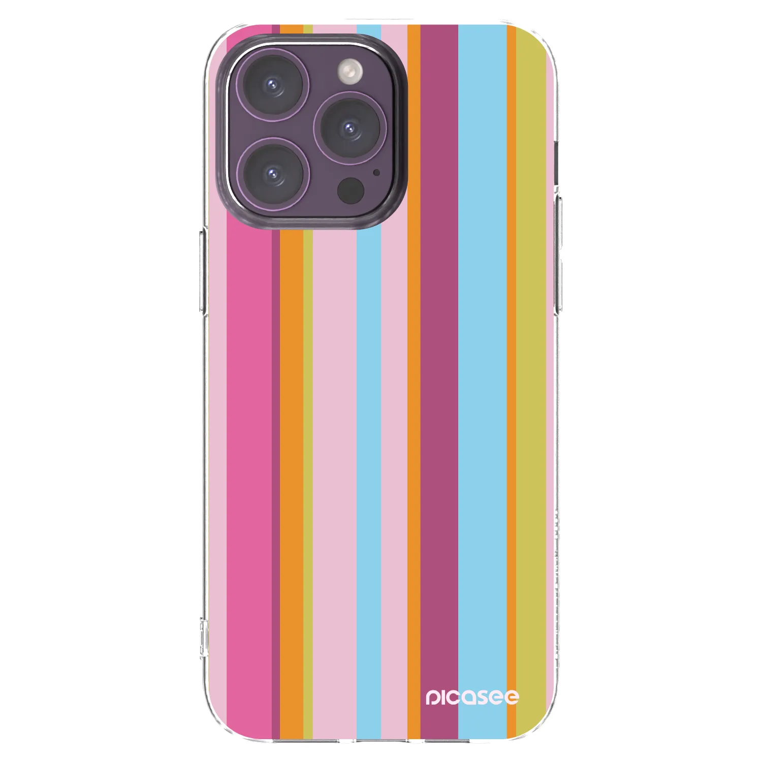 Picasee silikonska prozirna maskica za Apple iPhone 14 Pro Max - Golden hour