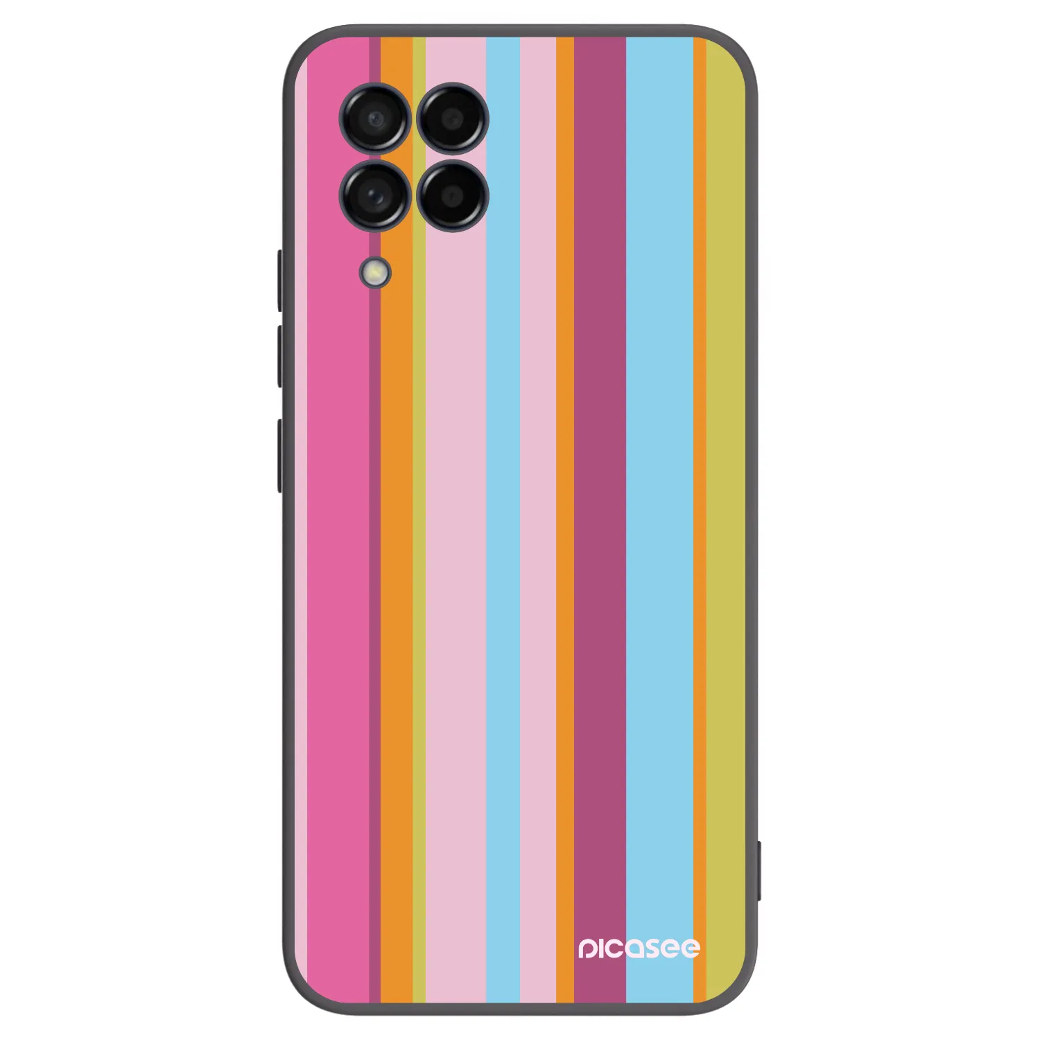 Picasee crna silikonska maskica za Samsung Galaxy M53 5G - Golden hour