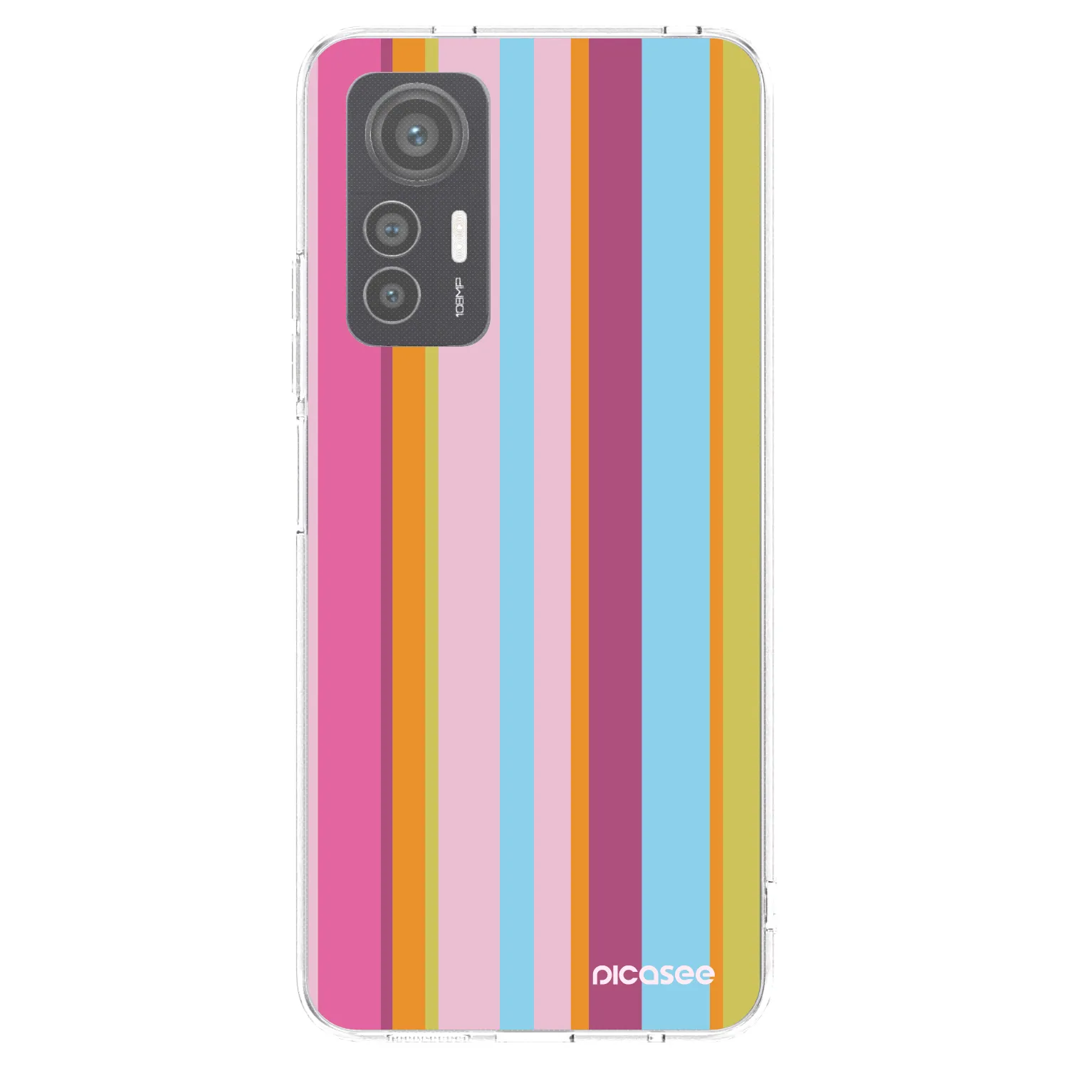 Picasee silikonska prozirna maskica za Xiaomi 12 Lite - Golden hour
