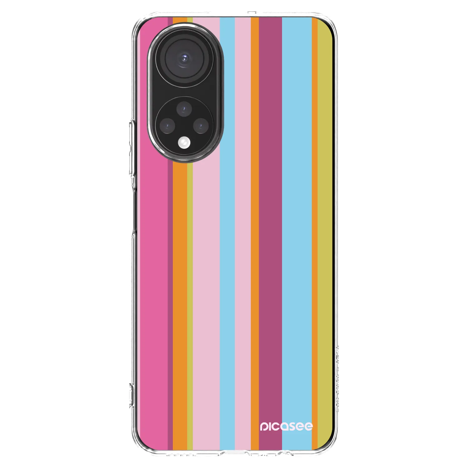 Picasee silikonska prozirna maskica za Honor X7 - Golden hour
